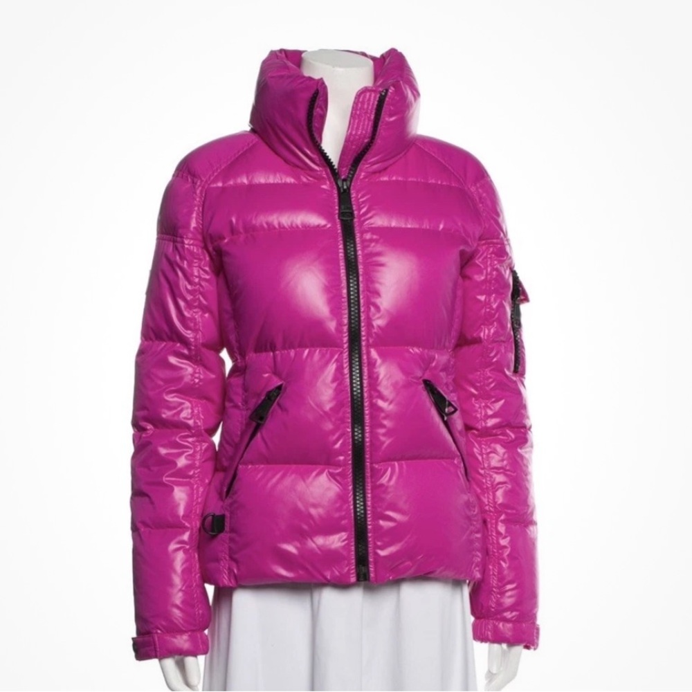 SAM. Women's Fuchsia Puffer Jacket